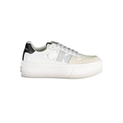 Calvin Klein White Polyester Sneaker - ACCEXO