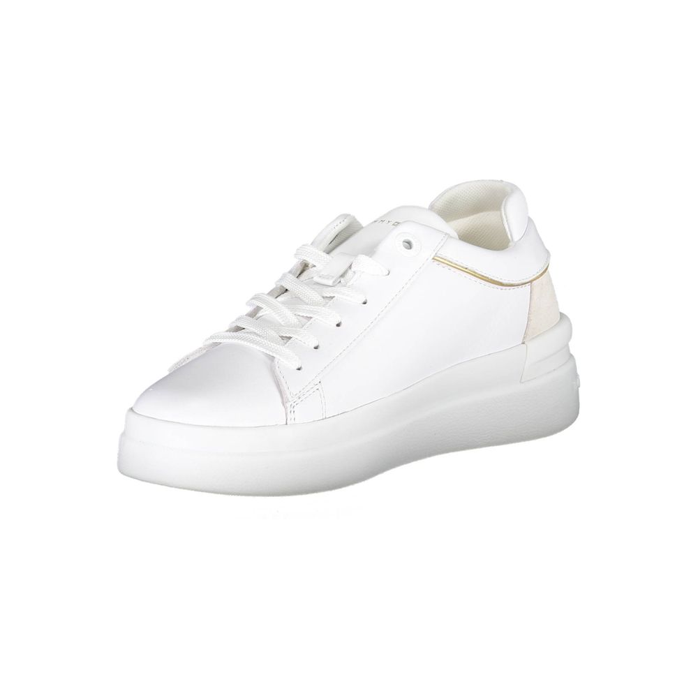 Tommy Hilfiger White Polyester Sneaker - ACCEXO
