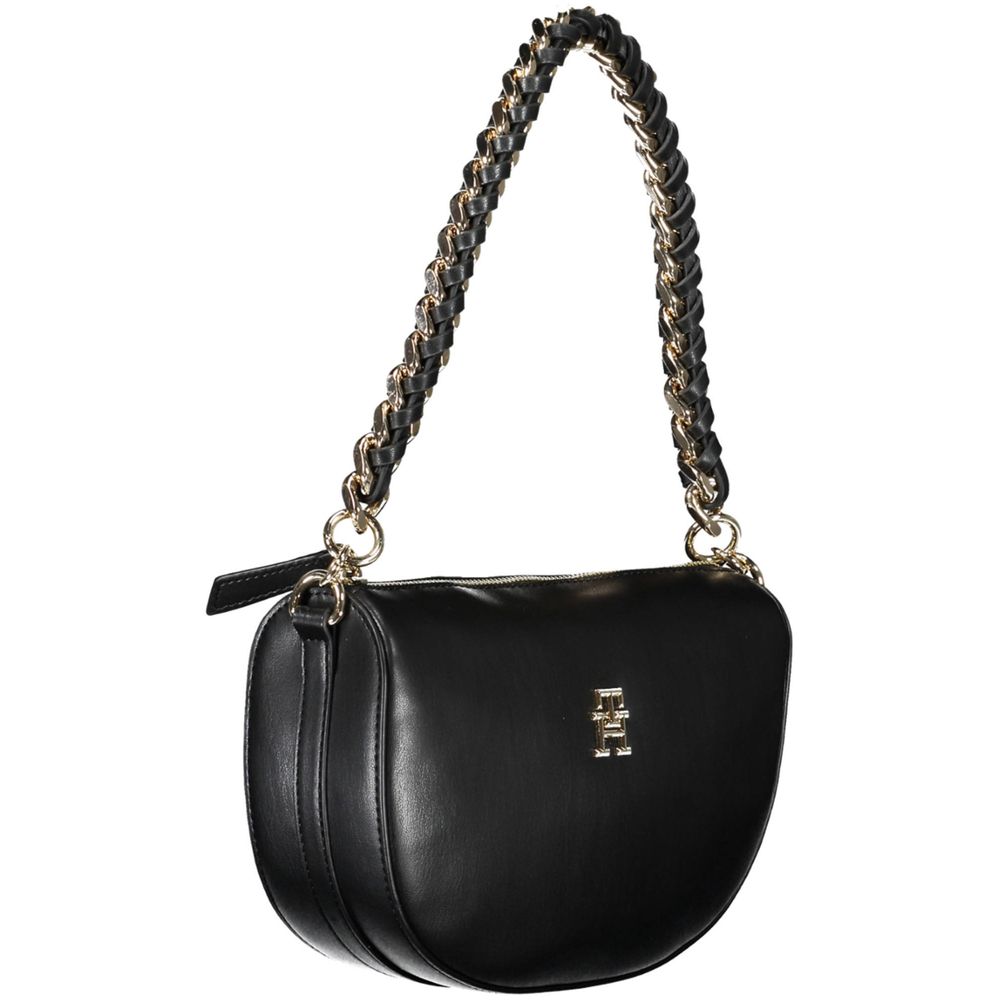 Tommy Hilfiger Black Polyethylene Handbag - ACCEXO