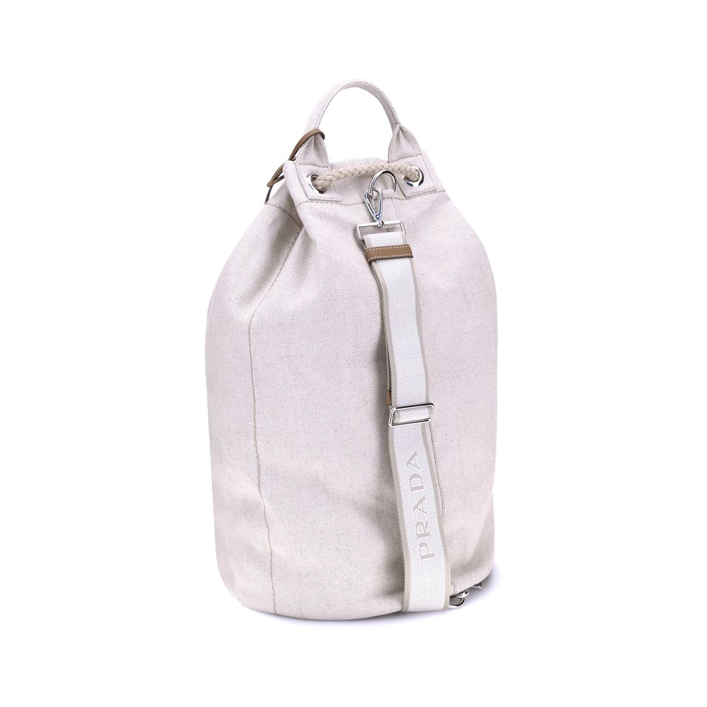 Prada Linen Bucket Bag - ACCEXO