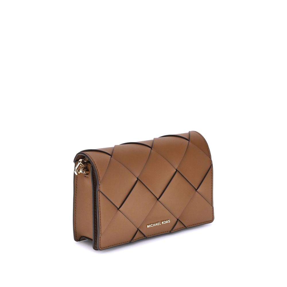 Michael Kors Woven leather Jet Set Shoulder Bag
