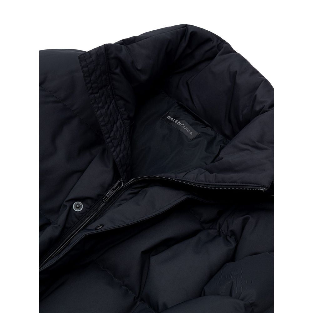 Balenciaga Black Polyamide Jackets & Coat - ACCEXO