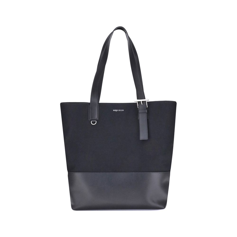 Alexander McQueen Canvas Tote Bag - ACCEXO