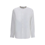 Alexander McQueen Shirt with embellished collar - ACCEXO