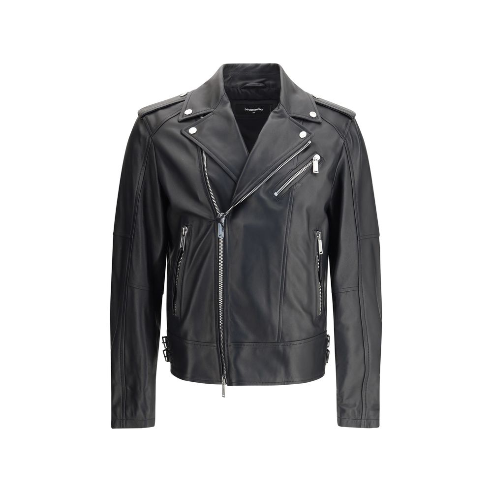 Dsquared² Kiodo leather Jacket - ACCEXO