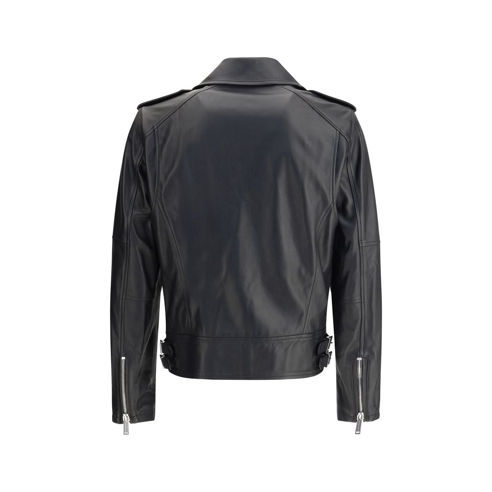 Dsquared² Kiodo leather Jacket - ACCEXO