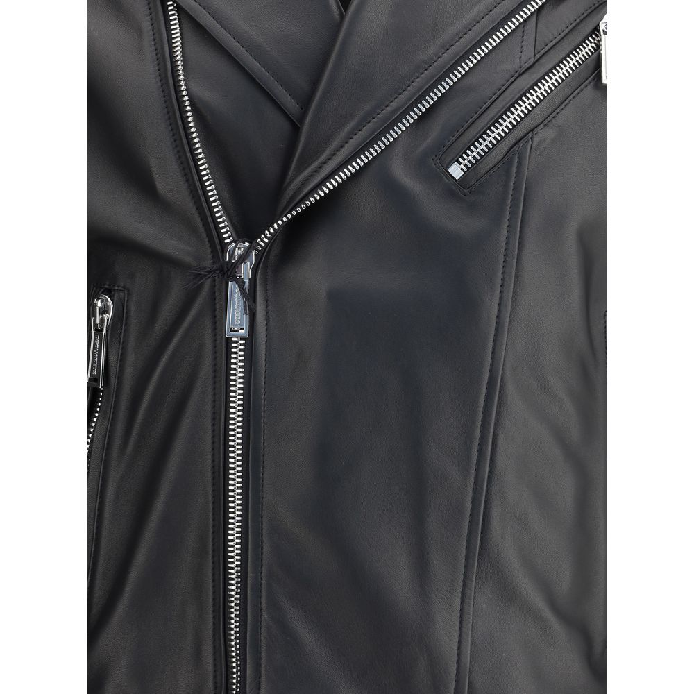 Dsquared² Kiodo leather Jacket - ACCEXO