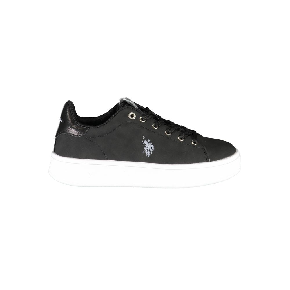 U.S. POLO ASSN. Black Polyester Women Sneaker - ACCEXO