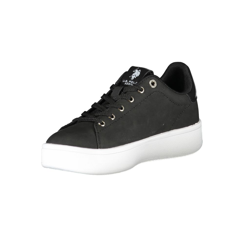 U.S. POLO ASSN. Black Polyester Women Sneaker - ACCEXO