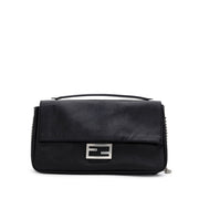 Fendi Black Leather Shoulder Bag - ACCEXO