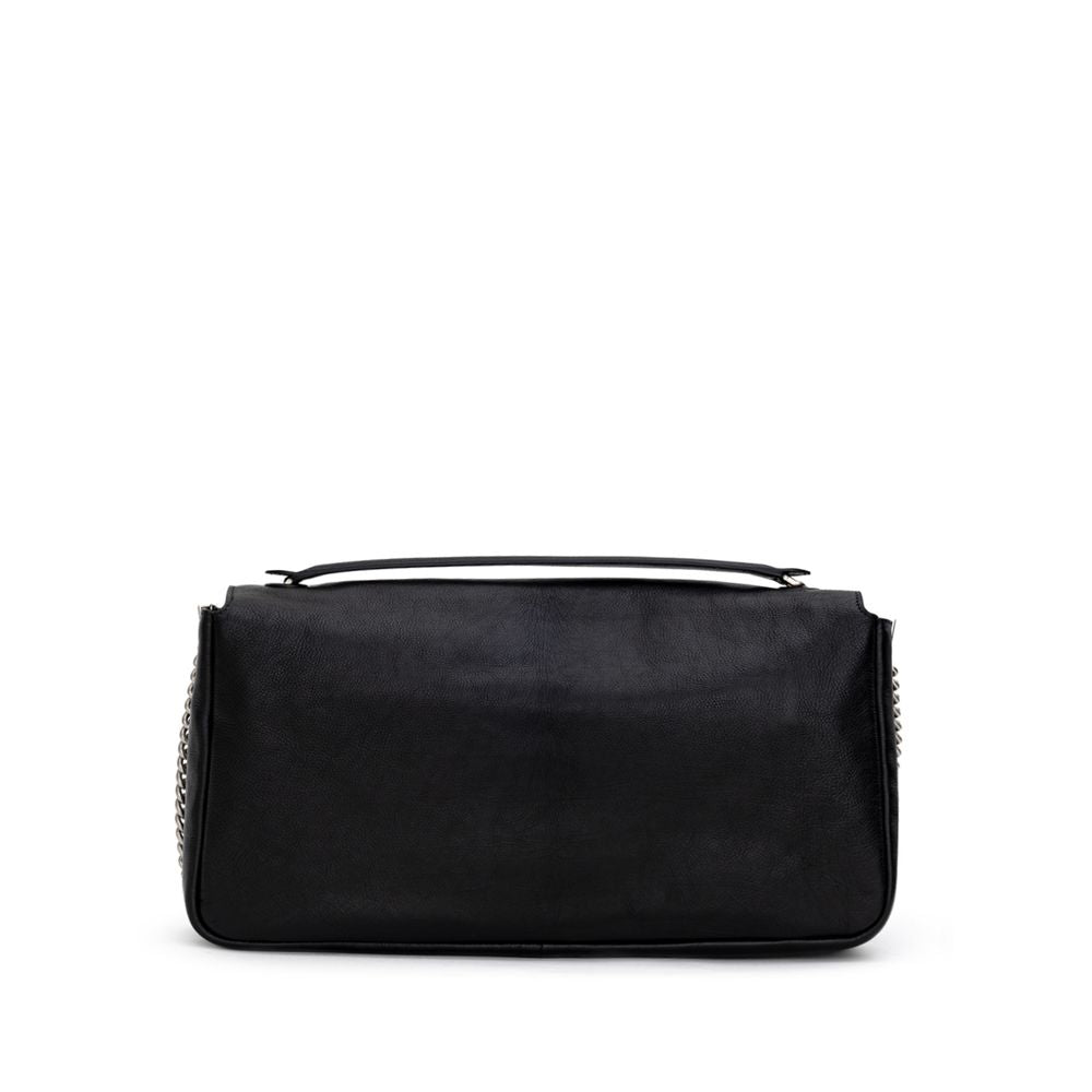 Fendi Black Leather Shoulder Bag - ACCEXO