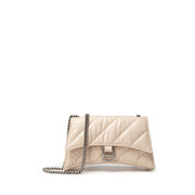 Balenciaga Beige Leather Shoulder Bag - ACCEXO