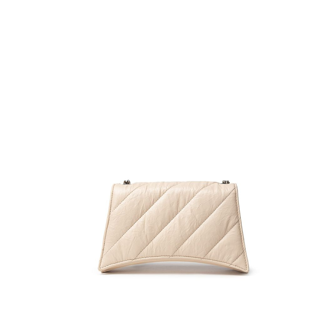 Balenciaga Beige Leather Shoulder Bag - ACCEXO