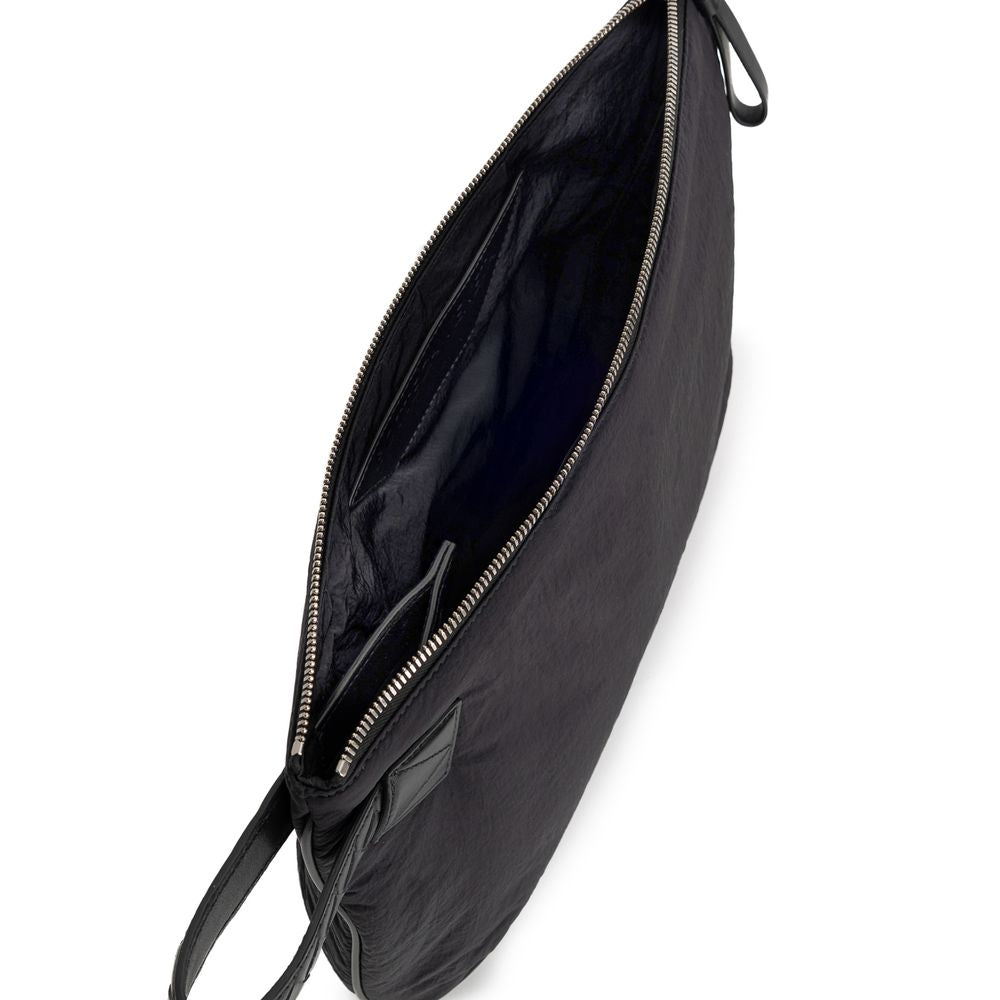 Bottega Veneta Black Nylon Clutch Bag - ACCEXO