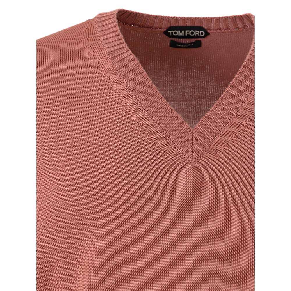 Tom Ford Pink Silk Sweater - ACCEXO