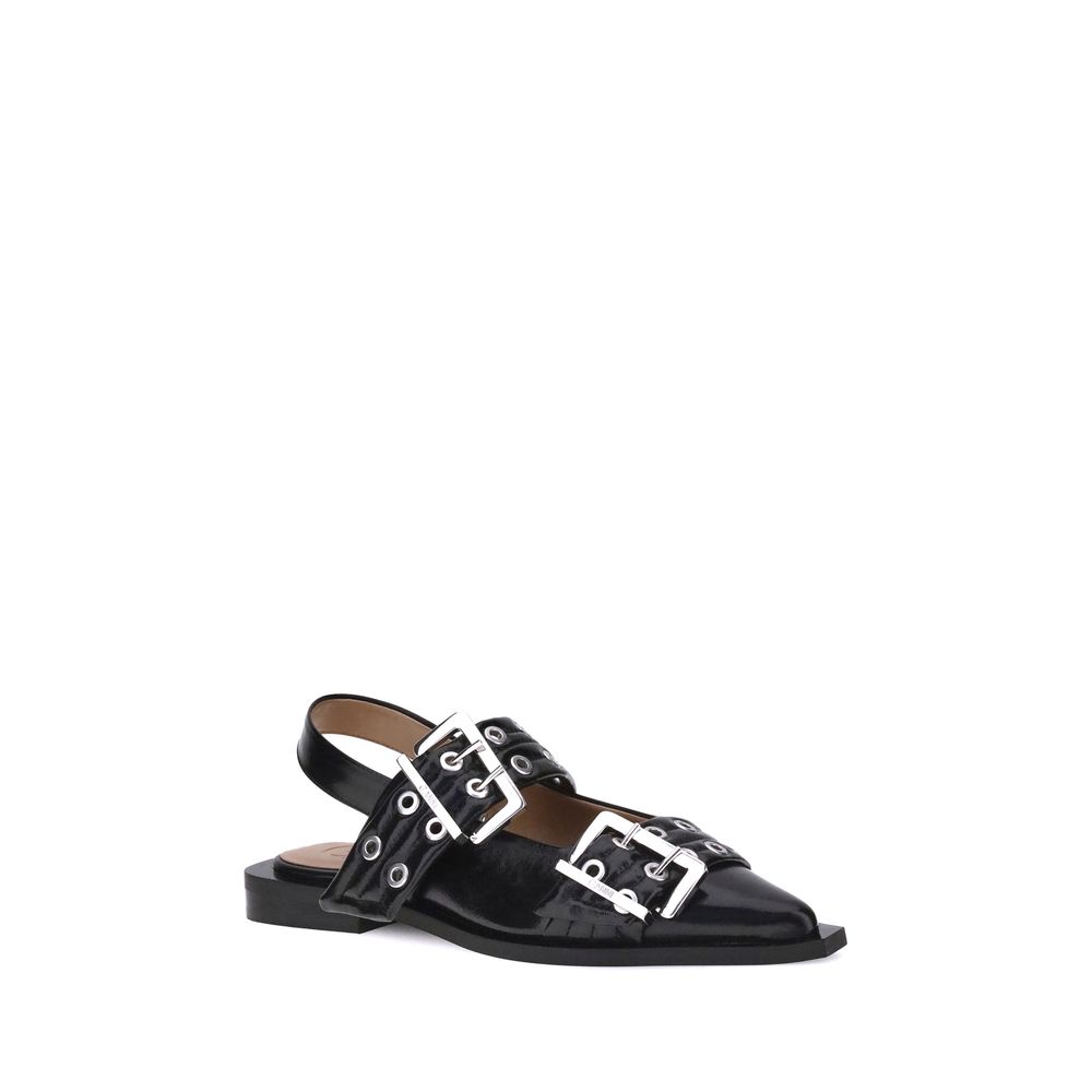 Ganni Ballerinas with straps - ACCEXO