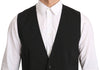 Dolce & Gabbana Elegant Gray Formal Vest - Regular Fit