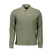 U.S. POLO ASSN. Green Cotton Polo Shirt