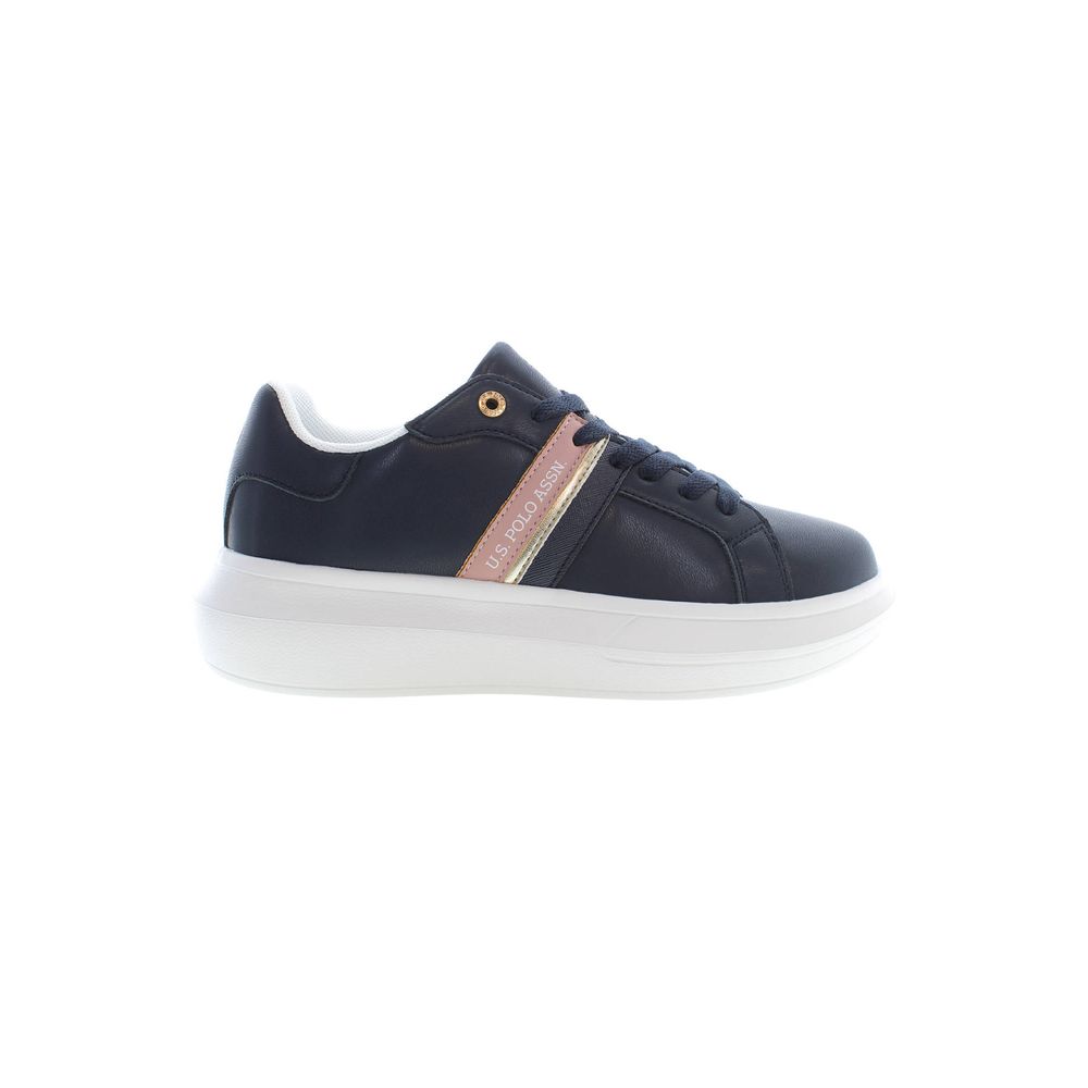 U.S. POLO ASSN. Blue Polyester Sneaker - ACCEXO