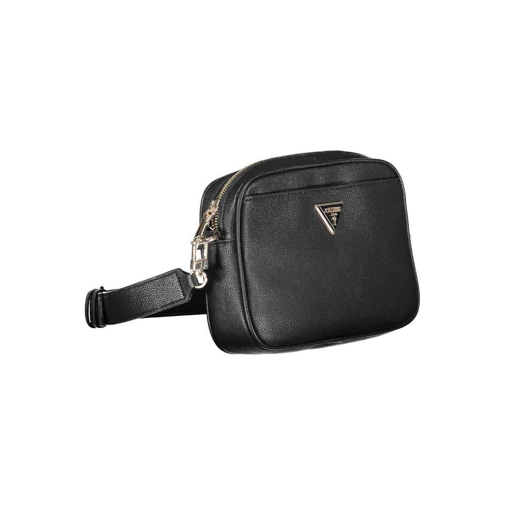 Guess Jeans Black Polyethylene Handbag - ACCEXO