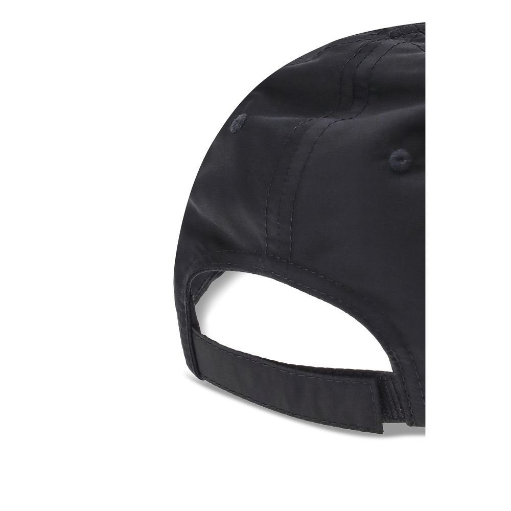 Black cap on a white background