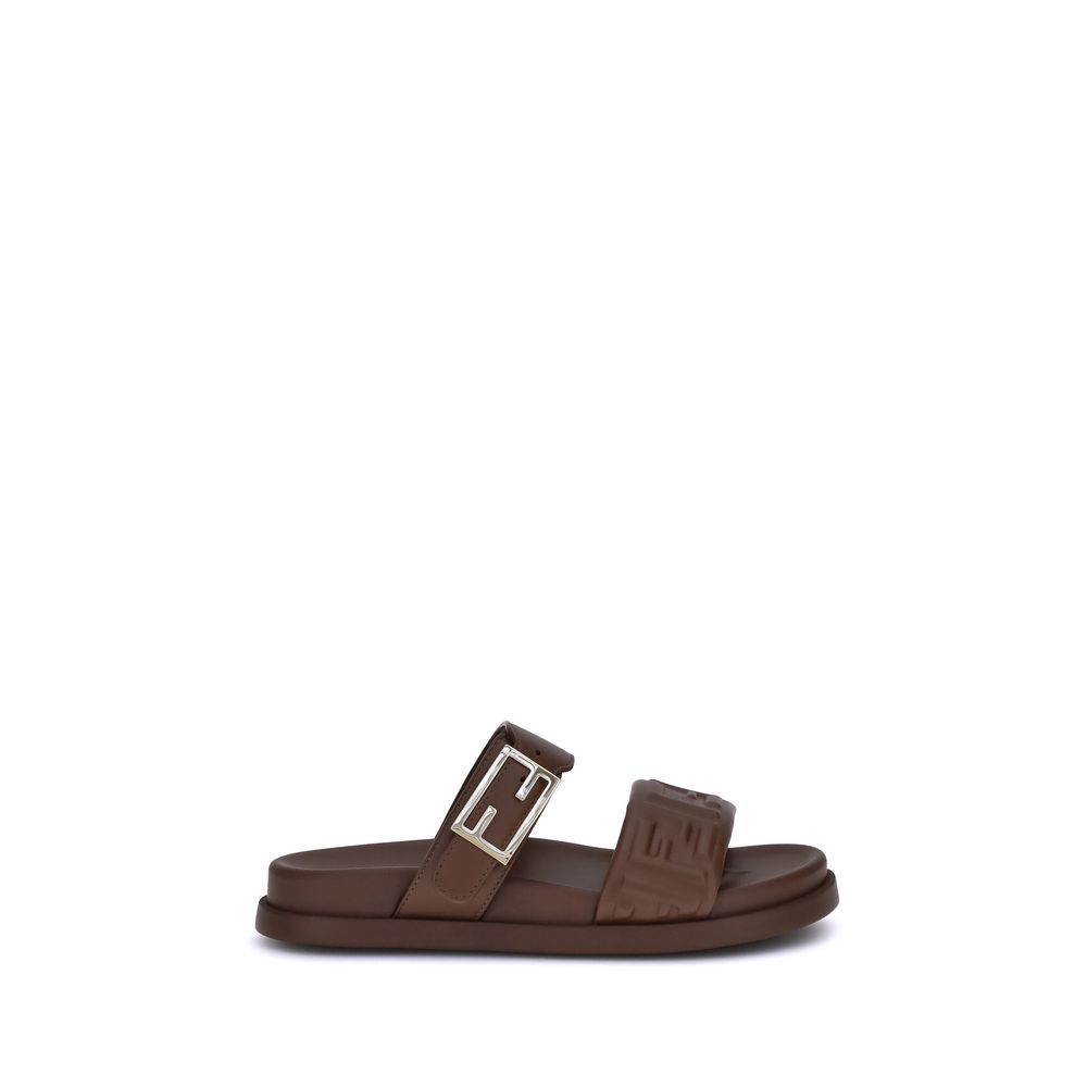 Fendi Logoed Sandals - ACCEXO