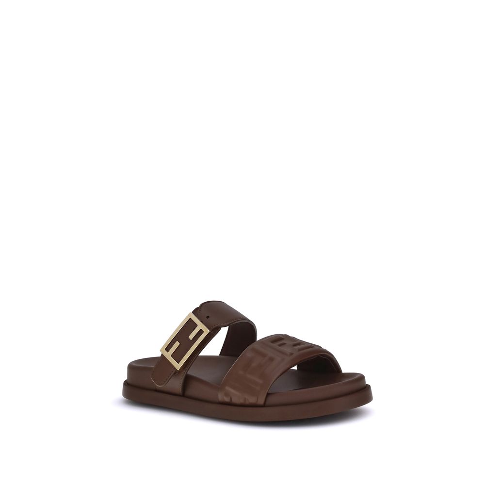 Fendi Logoed Sandals - ACCEXO