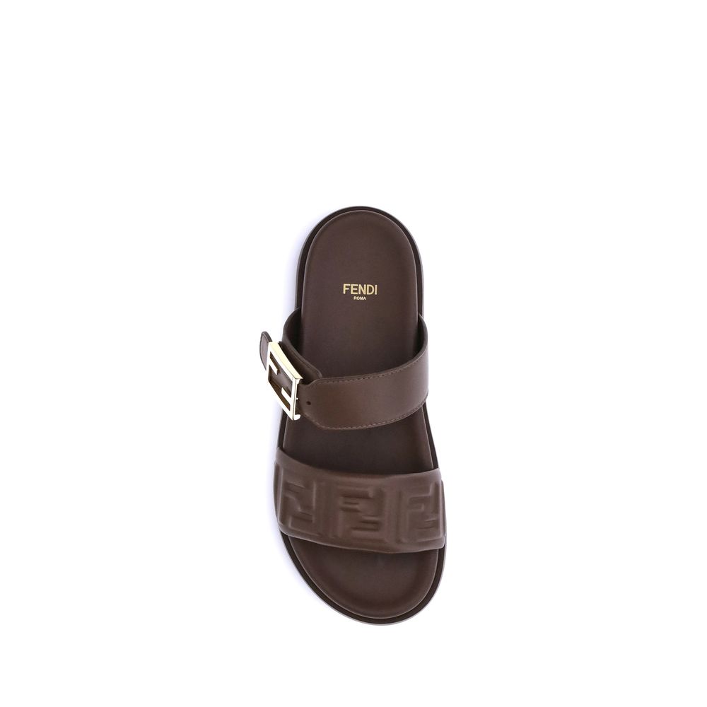 Fendi Logoed Sandals - ACCEXO