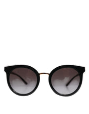 Dolce & Gabbana Black Transparent Trim Round DG4371-F Eyewear Sunglasses