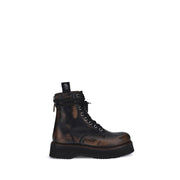 R13 Lace-up Ankle Boots