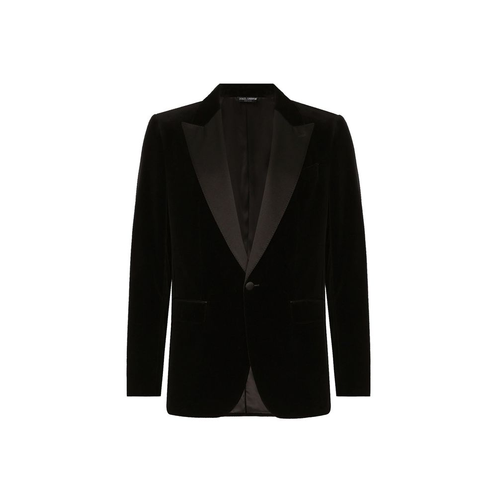 Dolce & Gabbana Tuxedo Velvet Jacket - ACCEXO