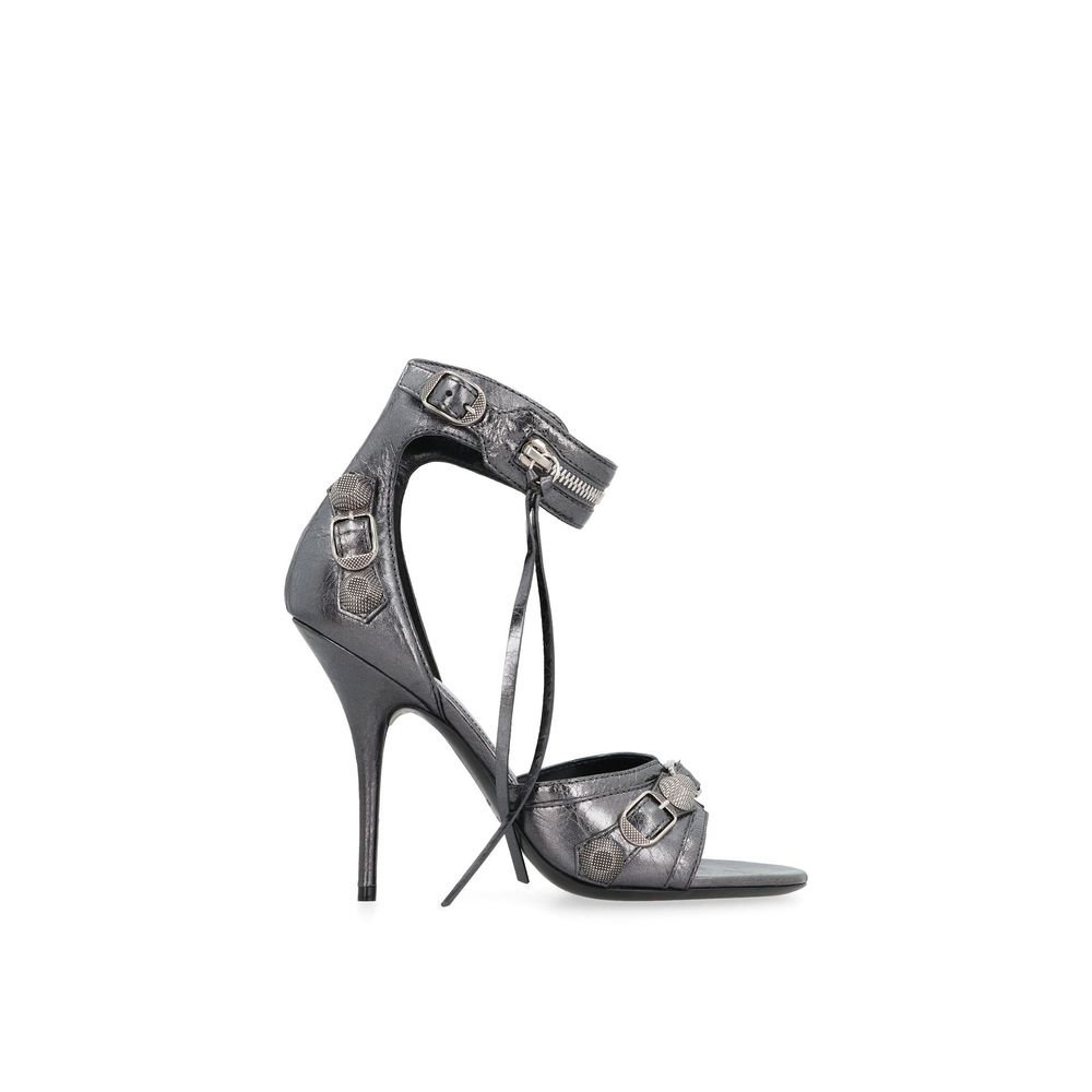 Balenciaga Cagole Leather Sandals - ACCEXO