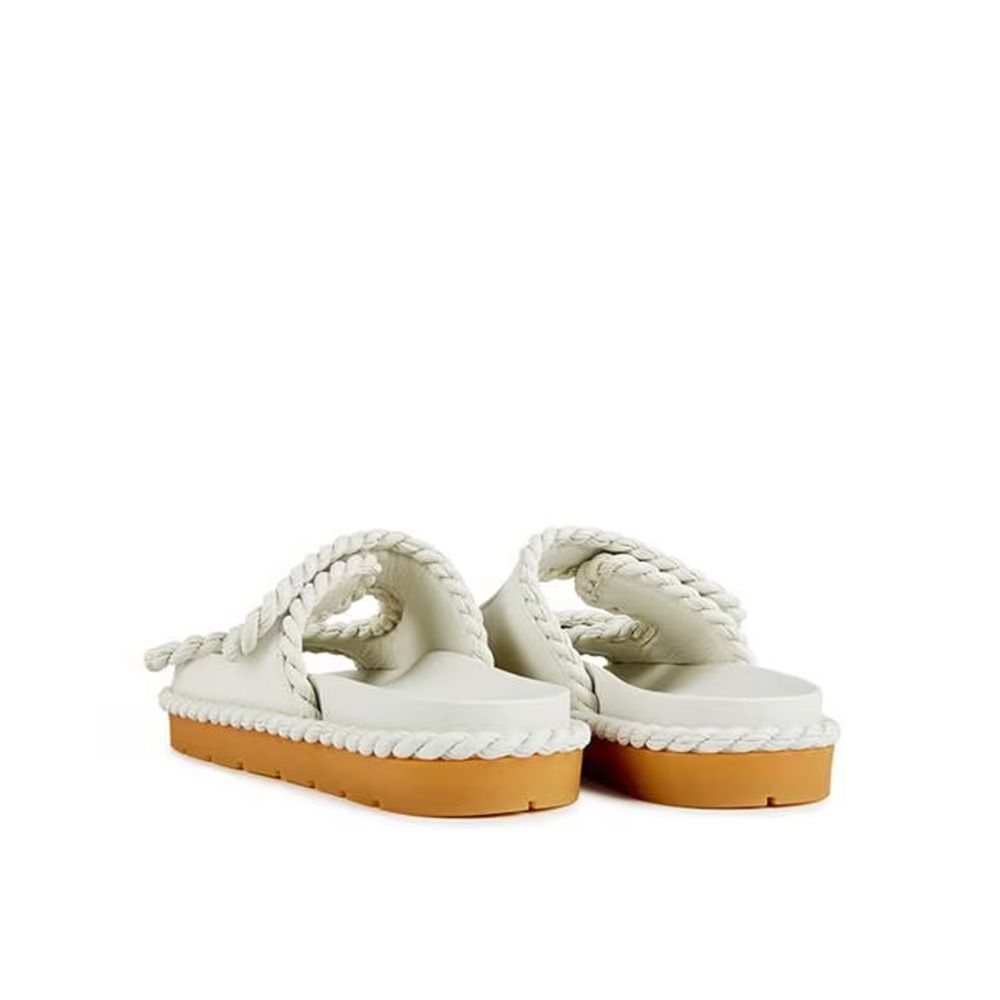 Bottega Veneta Jack Flat Mule Sandals - ACCEXO