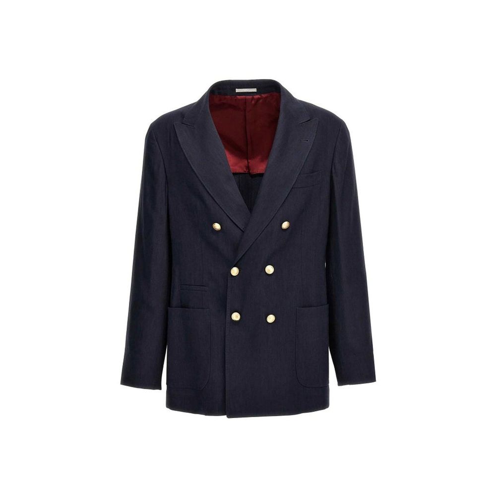Brunello Cucinelli Linen And Wool Jacket - ACCEXO