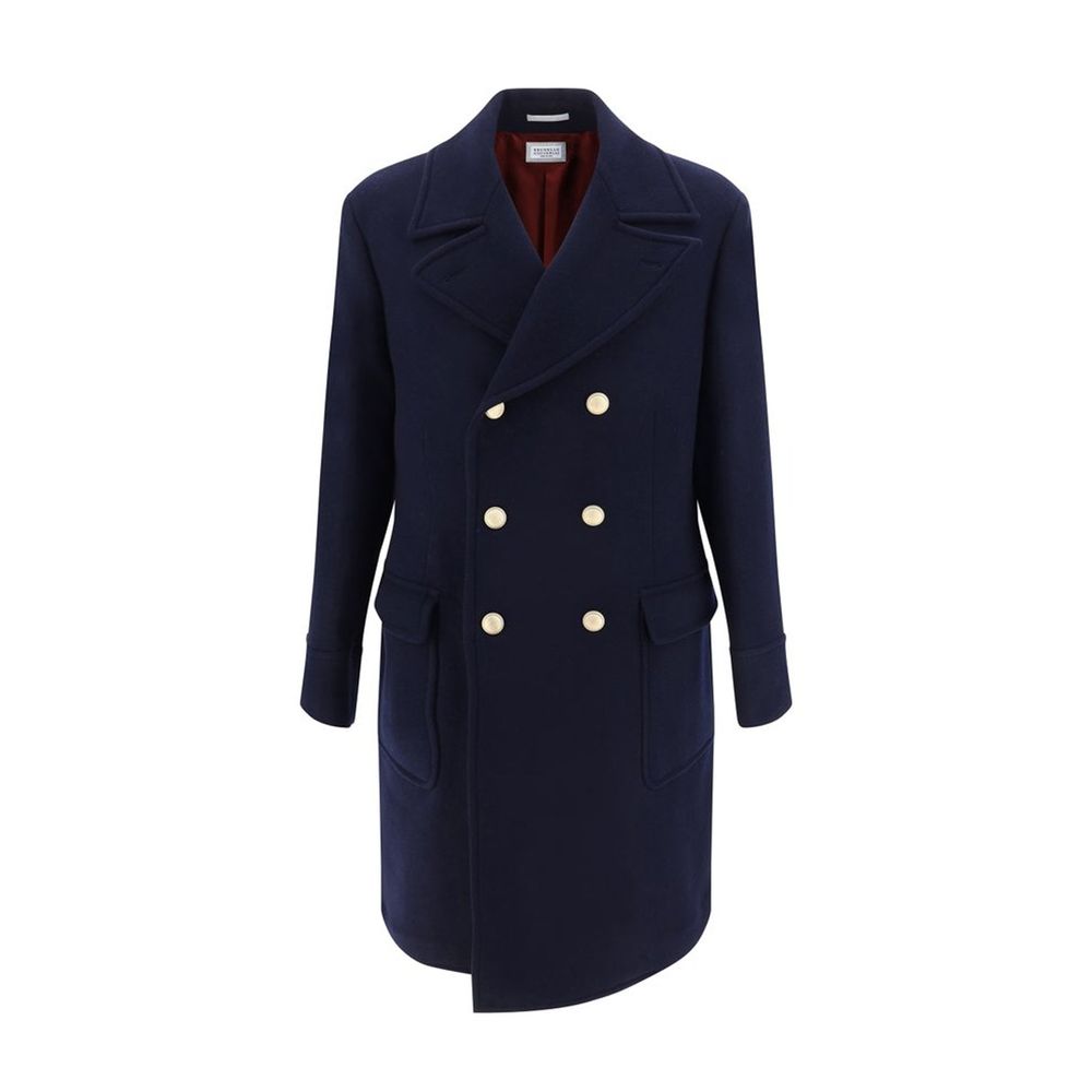 Brunello Cucinelli Martingale Double-Breast Coat - ACCEXO
