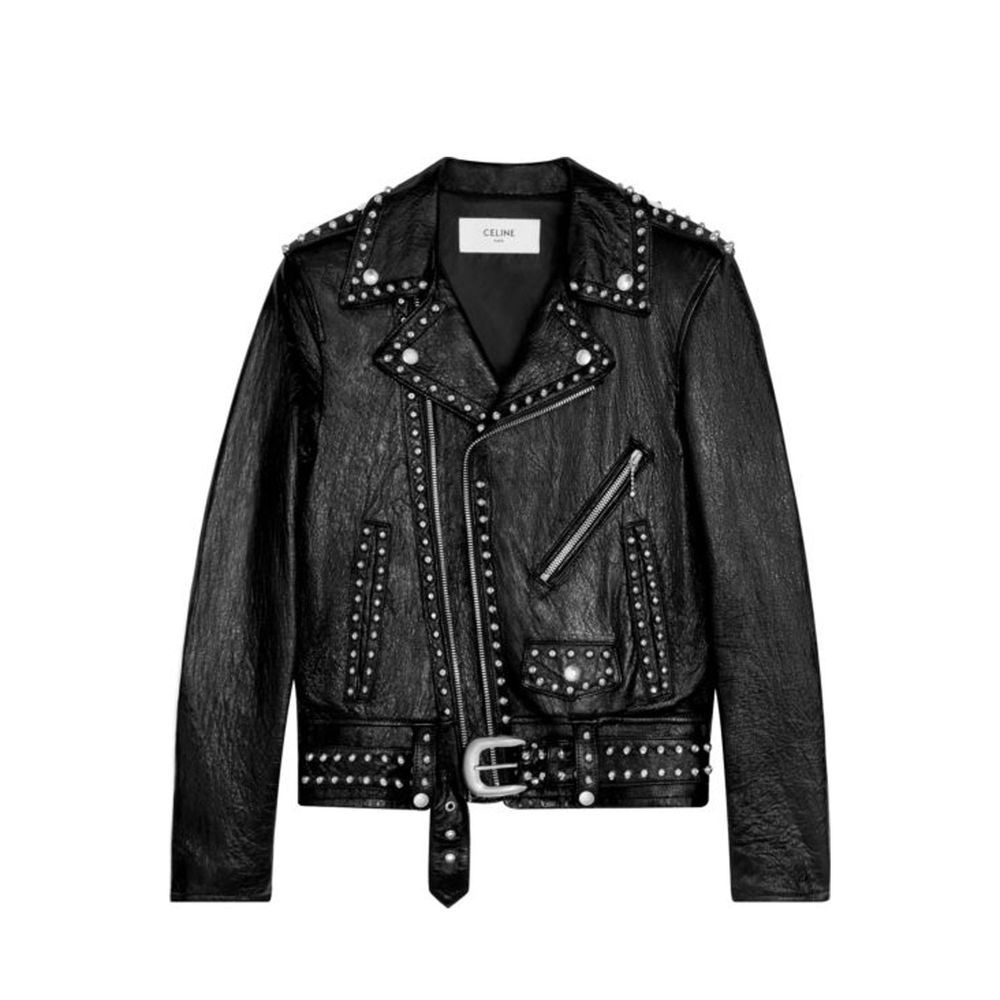 Celine Studded Leather Jacket - ACCEXO