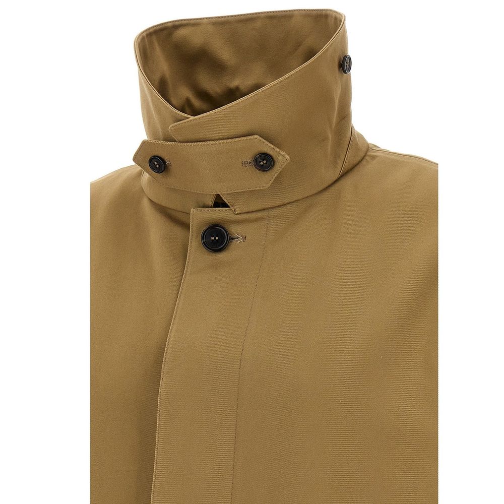 Saint Laurent Cotton Gabardine Trench Coat - ACCEXO