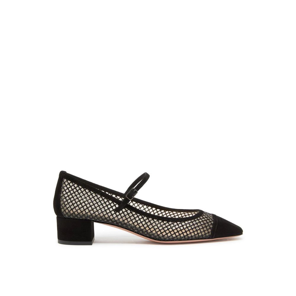 Aquazzura Mayor Crystals Mesh Pumps 35 - ACCEXO