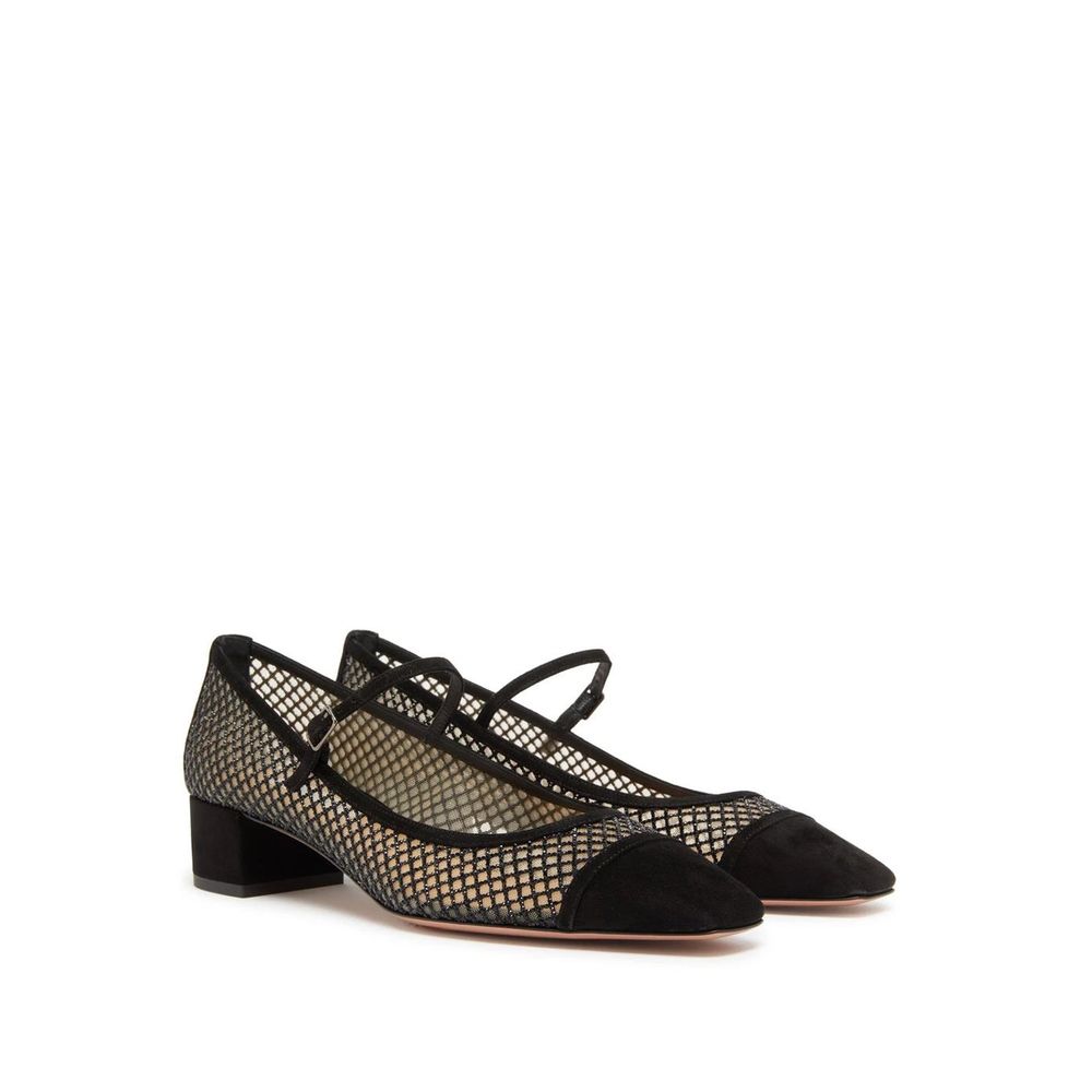 Aquazzura Mayor Crystals Mesh Pumps 35 - ACCEXO