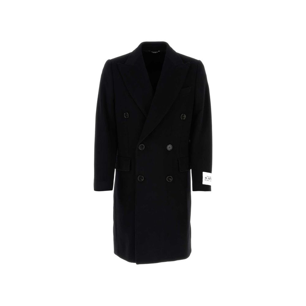 Dolce & Gabbana Double-Breasted Wool Coat - ACCEXO