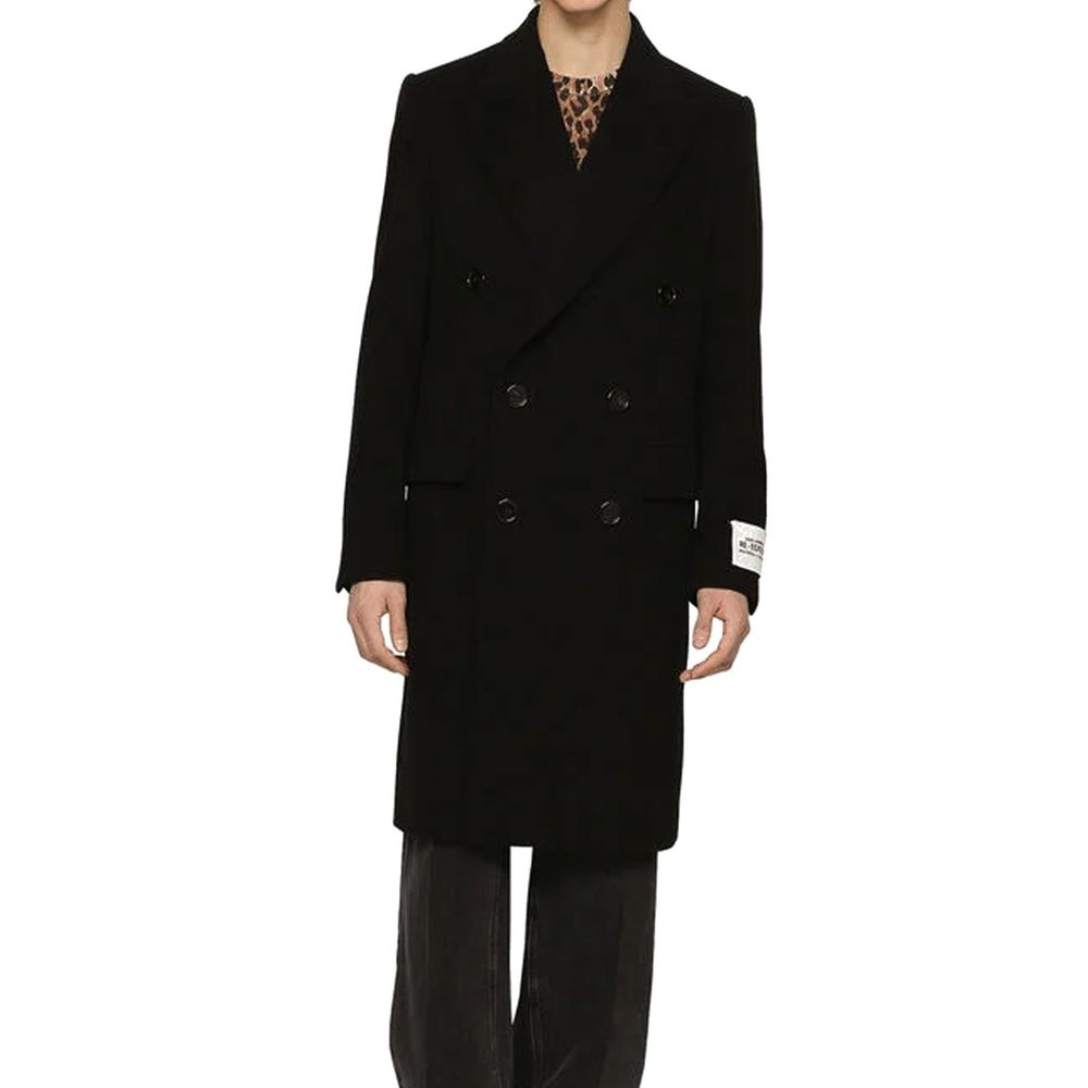 Dolce & Gabbana Double-Breasted Wool Coat - ACCEXO