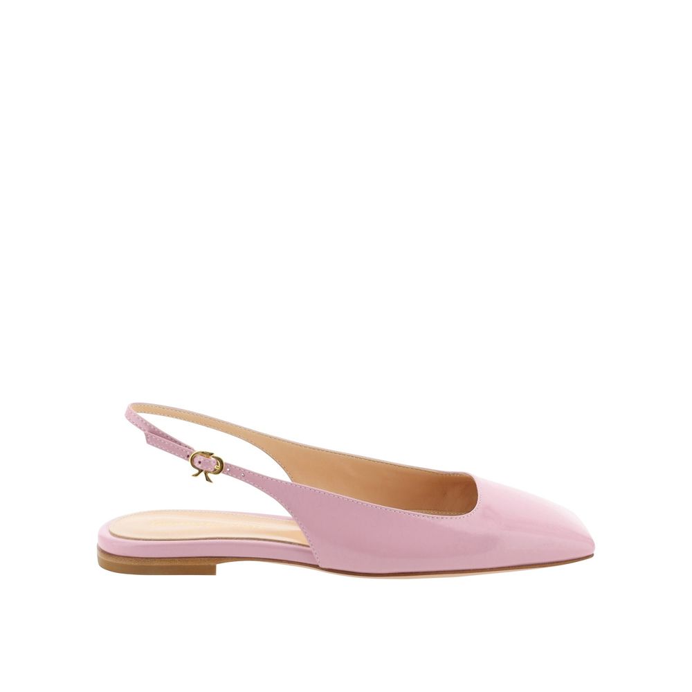 Gianvito Rossi Leather Flat Sandals - ACCEXO