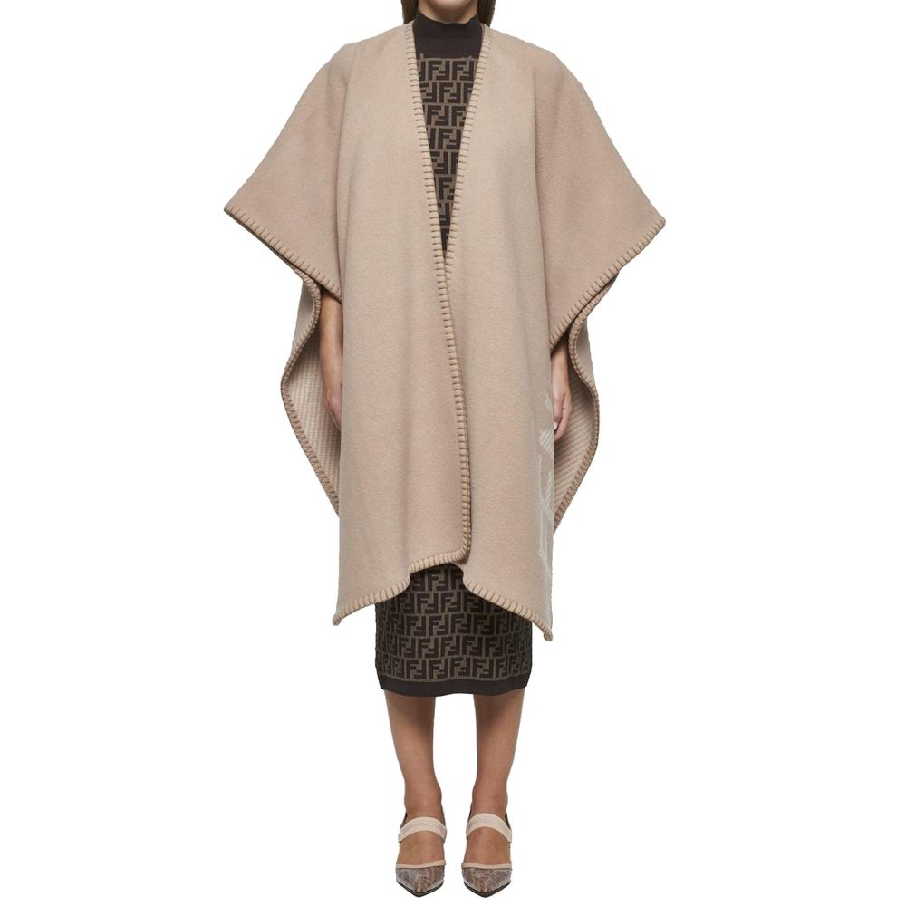 Fendi Wool And Cashmere Poncho - ACCEXO