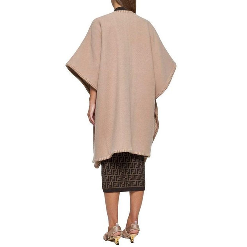 Fendi Wool And Cashmere Poncho - ACCEXO