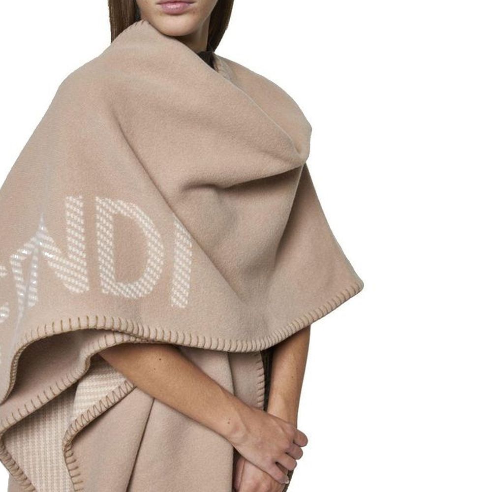 Fendi Wool And Cashmere Poncho - ACCEXO
