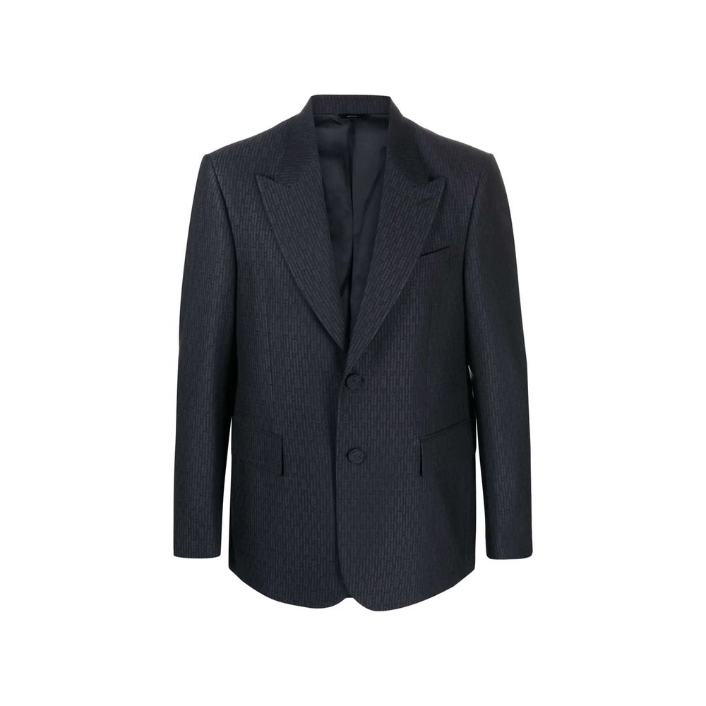 Fendi FF Motif Wool Jacket - ACCEXO