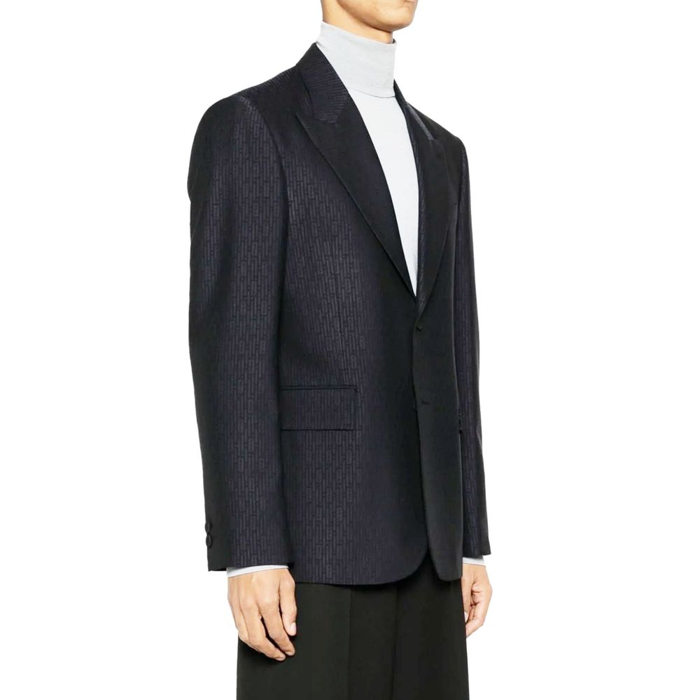 Fendi FF Motif Wool Jacket - ACCEXO