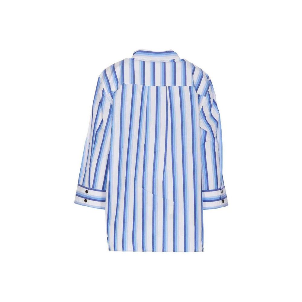 Ganni Cotton Striped Shirt - ACCEXO