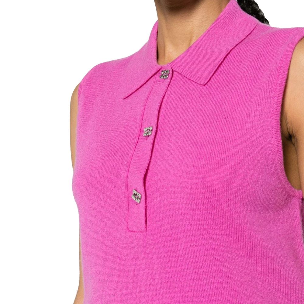 Ganni Wool And Cashmere Polo - ACCEXO