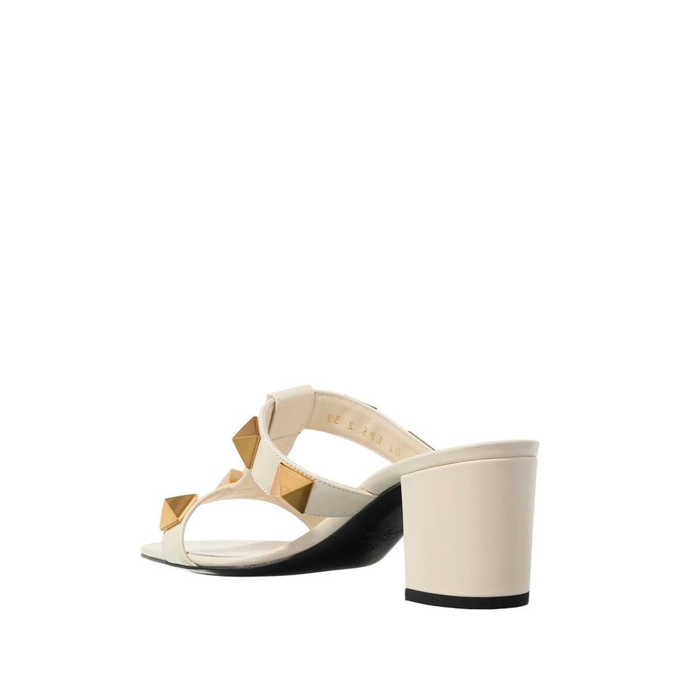 Valentino Garavani Roman Stud Leather Sandals - ACCEXO